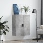 vidaXL Wandschrank Betongrau 69,5x34x90 cm vidaXL Wandschrank Betongrau 69,5x34x90 cm