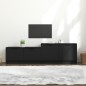 vidaXL TV-Schrank Schwarz 158,5x36x45 cm Holzwerkstoff vidaXL TV-Schrank Schwarz 158,5x36x45 cm Holzwerkstoff