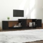 vidaXL TV-Schrank Schwarz 158,5x36x45 cm Holzwerkstoff vidaXL TV-Schrank Schwarz 158,5x36x45 cm Holzwerkstoff