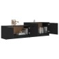 vidaXL TV-Schrank Schwarz 158,5x36x45 cm Holzwerkstoff vidaXL TV-Schrank Schwarz 158,5x36x45 cm Holzwerkstoff