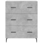vidaXL Sideboard Betongrau 69,5x34x90 cm Holzwerkstoff vidaXL Sideboard Betongrau 69,5x34x90 cm Holzwerkstoff