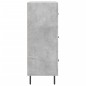 vidaXL Sideboard Betongrau 69,5x34x90 cm Holzwerkstoff vidaXL Sideboard Betongrau 69,5x34x90 cm Holzwerkstoff