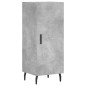 vidaXL Sideboard Betongrau 34,5x34x90 cm Holzwerkstoff vidaXL Sideboard Betongrau 34,5x34x90 cm Holzwerkstoff