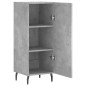 vidaXL Sideboard Betongrau 34,5x34x90 cm Holzwerkstoff vidaXL Sideboard Betongrau 34,5x34x90 cm Holzwerkstoff