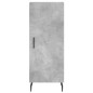 vidaXL Sideboard Betongrau 34,5x34x90 cm Holzwerkstoff vidaXL Sideboard Betongrau 34,5x34x90 cm Holzwerkstoff
