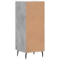 vidaXL Sideboard Betongrau 34,5x34x90 cm Holzwerkstoff vidaXL Sideboard Betongrau 34,5x34x90 cm Holzwerkstoff