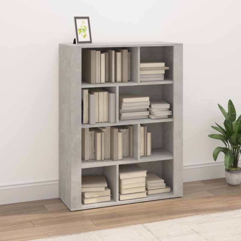 vidaXL Sideboard Betongrau 80x30x106 cm Holzwerkstoff vidaXL Sideboard Betongrau 80x30x106 cm Holzwerkstoff