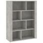 vidaXL Sideboard Betongrau 80x30x106 cm Holzwerkstoff vidaXL Sideboard Betongrau 80x30x106 cm Holzwerkstoff