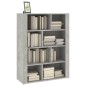 vidaXL Sideboard Betongrau 80x30x106 cm Holzwerkstoff vidaXL Sideboard Betongrau 80x30x106 cm Holzwerkstoff