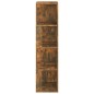 vidaXL Eckregal Räuchereiche 33x33x132 cm Holzwerkstoff vidaXL Eckregal Räuchereiche 33x33x132 cm Holzwerkstoff