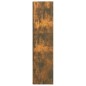 vidaXL Eckregal Räuchereiche 33x33x132 cm Holzwerkstoff vidaXL Eckregal Räuchereiche 33x33x132 cm Holzwerkstoff