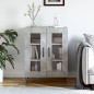 vidaXL Sideboard Betongrau 69,5x34x90 cm Holzwerkstoff vidaXL Sideboard Betongrau 69,5x34x90 cm Holzwerkstoff