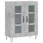 vidaXL Sideboard Betongrau 69,5x34x90 cm Holzwerkstoff vidaXL Sideboard Betongrau 69,5x34x90 cm Holzwerkstoff