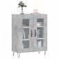 vidaXL Sideboard Betongrau 69,5x34x90 cm Holzwerkstoff vidaXL Sideboard Betongrau 69,5x34x90 cm Holzwerkstoff