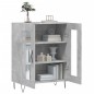 vidaXL Sideboard Betongrau 69,5x34x90 cm Holzwerkstoff vidaXL Sideboard Betongrau 69,5x34x90 cm Holzwerkstoff
