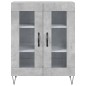 vidaXL Sideboard Betongrau 69,5x34x90 cm Holzwerkstoff vidaXL Sideboard Betongrau 69,5x34x90 cm Holzwerkstoff