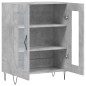 vidaXL Sideboard Betongrau 69,5x34x90 cm Holzwerkstoff vidaXL Sideboard Betongrau 69,5x34x90 cm Holzwerkstoff