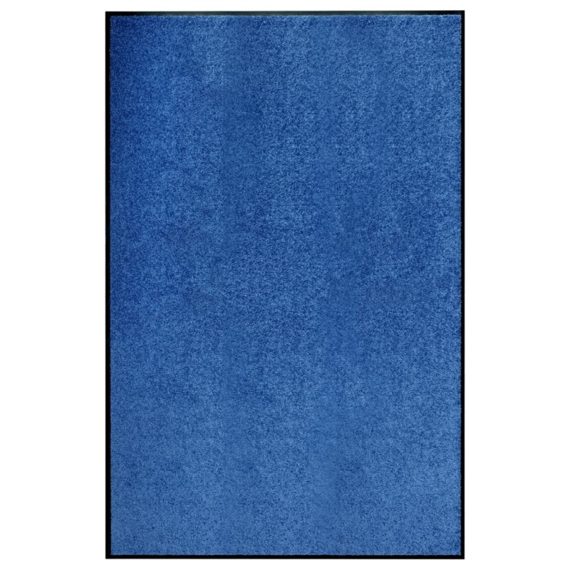 vidaXL Fußmatte Waschbar Blau 120x180 cm vidaXL Fußmatte Waschbar Blau 120x180 cm