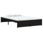 vidaXL Massivholzbett Schwarz 120x200 cm vidaXL Massivholzbett Schwarz 120x200 cm