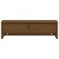 vidaXL Monitorständer Honigbraun 50x27x15 cm Massivholz Kiefer vidaXL Monitorständer Honigbraun 50x27x15 cm Massivholz Kiefer