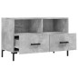 vidaXL TV-Schrank Betongrau 80x36x50 cm Holzwerkstoff vidaXL TV-Schrank Betongrau 80x36x50 cm Holzwerkstoff