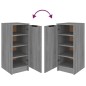 vidaXL Schuhschrank Grau Sonoma 30x35x70 cm Holzwerkstoff vidaXL Schuhschrank Grau Sonoma 30x35x70 cm Holzwerkstoff