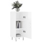vidaXL Sideboard Hochglanz-Weiß 34,5x34x90 cm Holzwerkstoff vidaXL Sideboard Hochglanz-Weiß 34,5x34x90 cm Holzwerkstoff