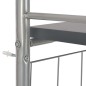 vidaXL 3-tlg. Klappbare Essgruppe mit Ablagefach MDF und Stahl Schwarz vidaXL 3-tlg. Klappbare Essgruppe mit Ablagefach MDF und Stahl Schwarz