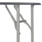 vidaXL 3-tlg. Klappbare Essgruppe mit Ablagefach MDF und Stahl Schwarz vidaXL 3-tlg. Klappbare Essgruppe mit Ablagefach MDF und Stahl Schwarz