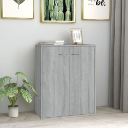 vidaXL Sideboard Grau Sonoma 60x30x75 cm Holzwerkstoff