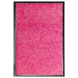 vidaXL Fußmatte Waschbar Rosa 40x60 cm 