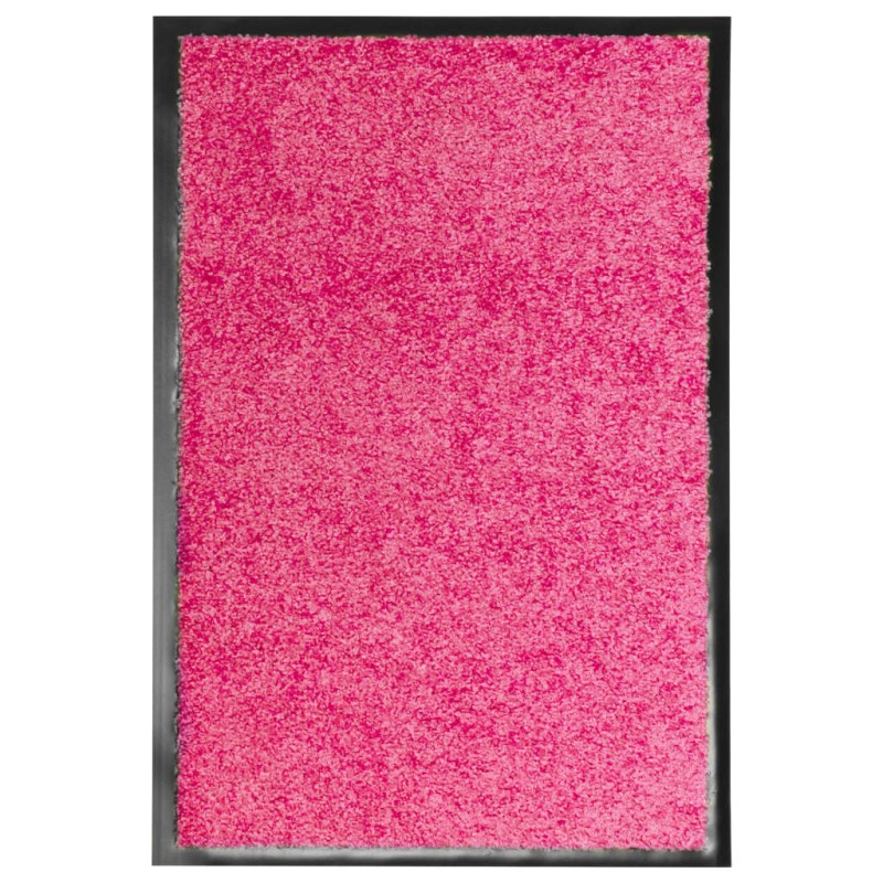 vidaXL Fußmatte Waschbar Rosa 40x60 cm vidaXL Fußmatte Waschbar Rosa 40x60 cm