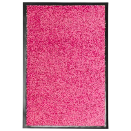 vidaXL Fußmatte Waschbar Rosa 40x60 cm 