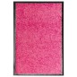 vidaXL Fußmatte Waschbar Rosa 40x60 cm vidaXL Fußmatte Waschbar Rosa 40x60 cm