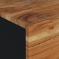 vidaXL Couchtisch 80x50x40 cm Massivholz Akazie & Holzwerkstoff vidaXL Couchtisch 80x50x40 cm Massivholz Akazie & Holzwerkstoff