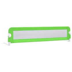 vidaXL Kleinkind-Bettschutzgitter Grün 180x42 cm Polyester