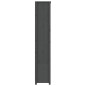 vidaXL Bücherregal Grau 80x35x183 cm Massivholz Kiefer vidaXL Bücherregal Grau 80x35x183 cm Massivholz Kiefer