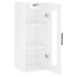 vidaXL Wandschrank Hochglanz-Weiß 34,5x34x90 cm vidaXL Wandschrank Hochglanz-Weiß 34,5x34x90 cm