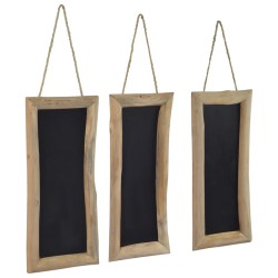 vidaXL Tafel 3 Stk. 30×70 cm Massivholz Teak