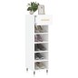 vidaXL Schuhschrank Hochglanz-Weiß 30x35x105 cm Holzwerkstoff vidaXL Schuhschrank Hochglanz-Weiß 30x35x105 cm Holzwerkstoff
