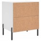vidaXL Nachttisch Weiß 40x35x47,5 cm Holzwerkstoff vidaXL Nachttisch Weiß 40x35x47,5 cm Holzwerkstoff