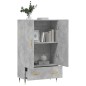 vidaXL Highboard Betongrau 69,5x31x115 cm Holzwerkstoff vidaXL Highboard Betongrau 69,5x31x115 cm Holzwerkstoff