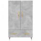 vidaXL Highboard Betongrau 69,5x31x115 cm Holzwerkstoff vidaXL Highboard Betongrau 69,5x31x115 cm Holzwerkstoff