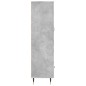 vidaXL Highboard Betongrau 69,5x31x115 cm Holzwerkstoff vidaXL Highboard Betongrau 69,5x31x115 cm Holzwerkstoff