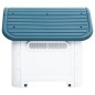 vidaXL Hundehütte Blau 59x75x66 cm Polypropylen vidaXL Hundehütte Blau 59x75x66 cm Polypropylen