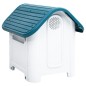 vidaXL Hundehütte Blau 59x75x66 cm Polypropylen vidaXL Hundehütte Blau 59x75x66 cm Polypropylen