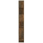 vidaXL Bücherregal/Raumteiler Räuchereiche 60x24x186 cm vidaXL Bücherregal/Raumteiler Räuchereiche 60x24x186 cm