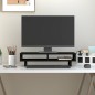 vidaXL Monitorständer Schwarz 60x27x14 cm Massivholz Kiefer vidaXL Monitorständer Schwarz 60x27x14 cm Massivholz Kiefer