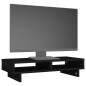 vidaXL Monitorständer Schwarz 60x27x14 cm Massivholz Kiefer vidaXL Monitorständer Schwarz 60x27x14 cm Massivholz Kiefer