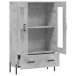 vidaXL Highboard Betongrau 69,5x31x115 cm Holzwerkstoff vidaXL Highboard Betongrau 69,5x31x115 cm Holzwerkstoff